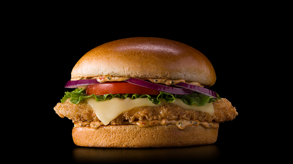 From Canadian menus, this McDonald’s will sell tomato mozzarella chicken sandwiches.