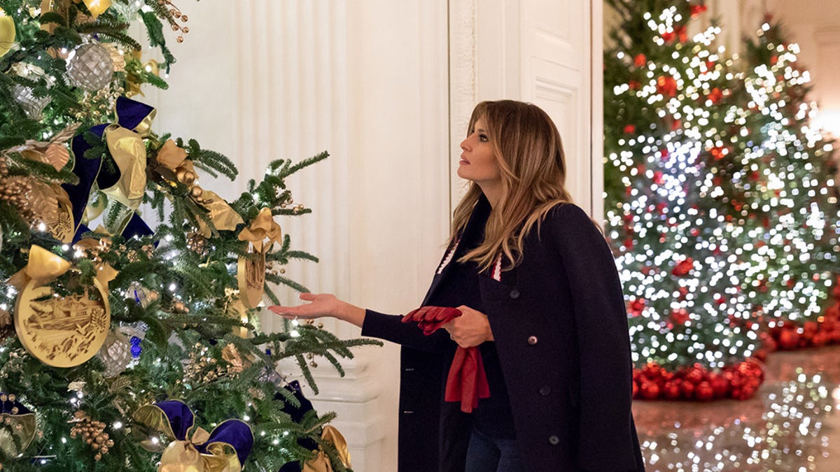 Melania Trump brushed off criticism of her holiday décor, saying “everybody has different tastes.”