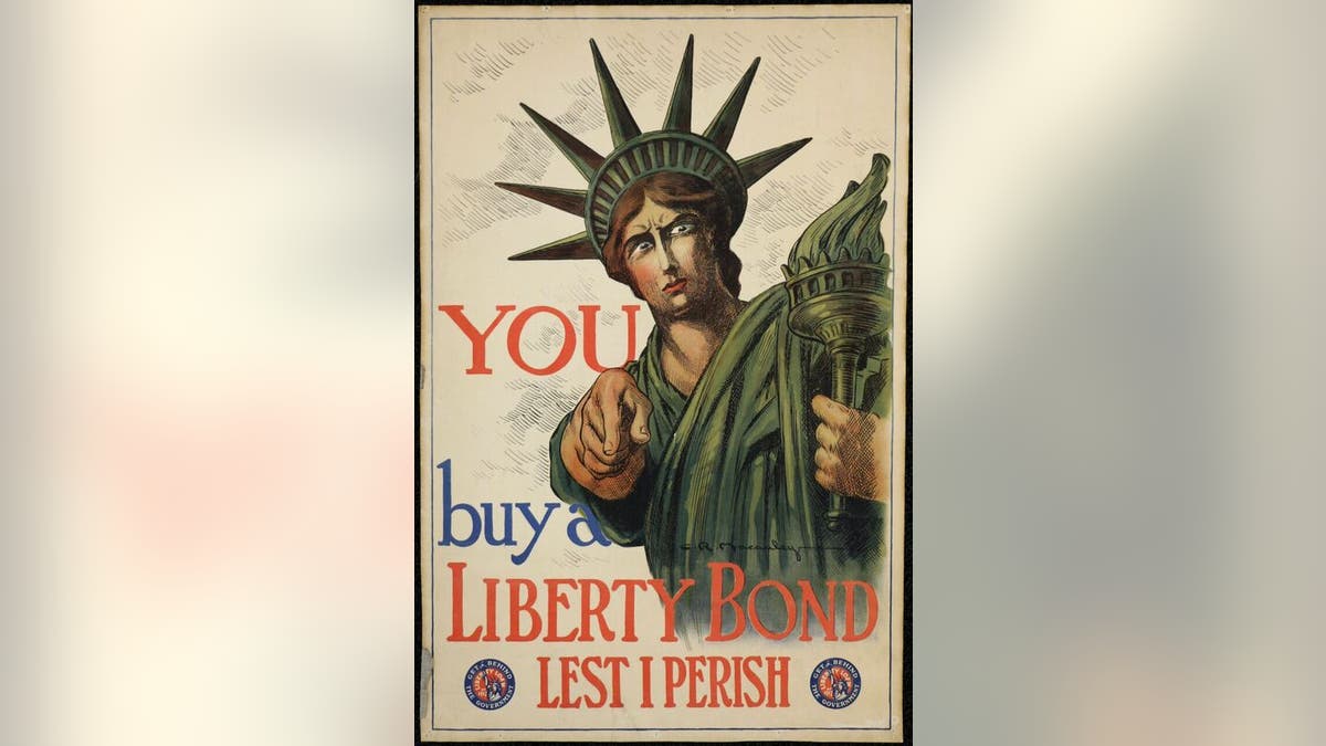 A World War I promoting Liberty Bonds that were sold to support the U.S. war effort. (National WWI Museum and Memorial)