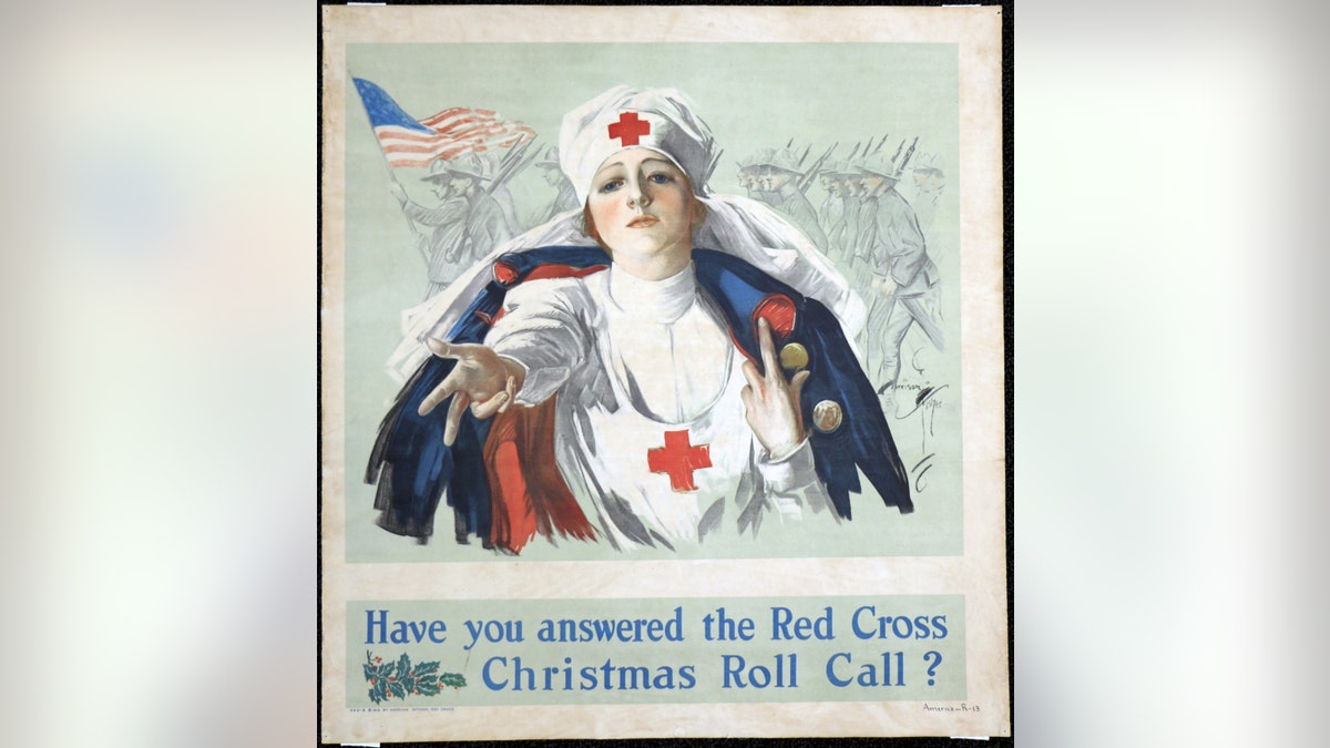 World War I Red Cross poster.