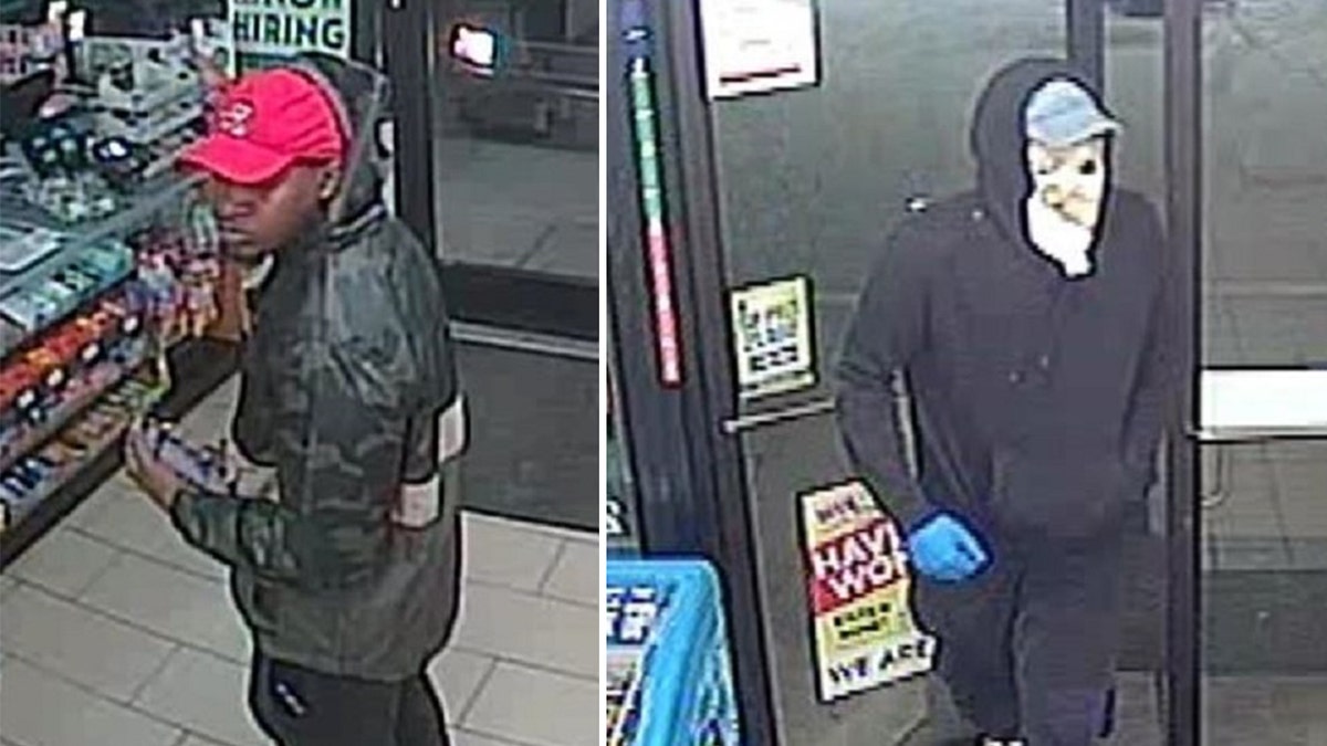 Fort Worth police are searching for two men connected to an armed robbery.