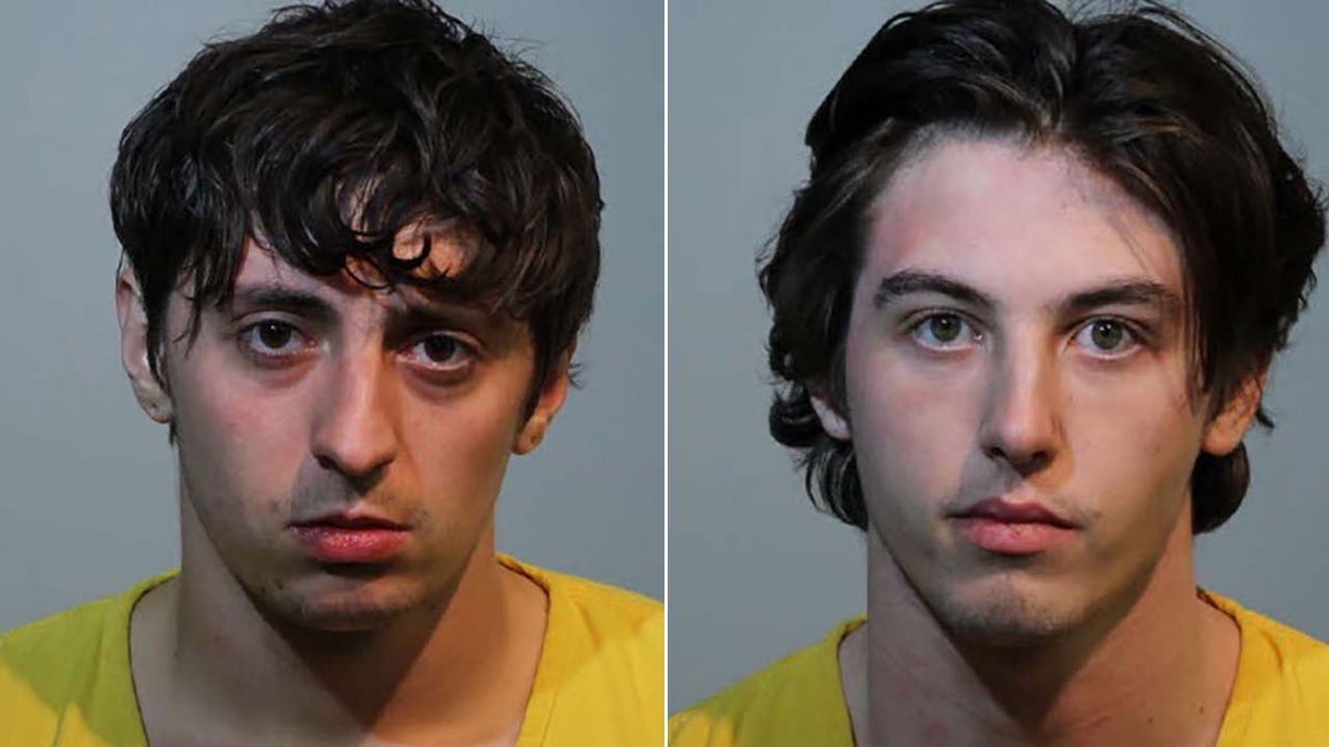 Jake Bilotta, 22, left, and his roommate, 21-year-old Ian McClurg allegedly lured a former roommate to a Maitland, Fla., home and stabbed him to death over a stolen PlayStation console, police said.