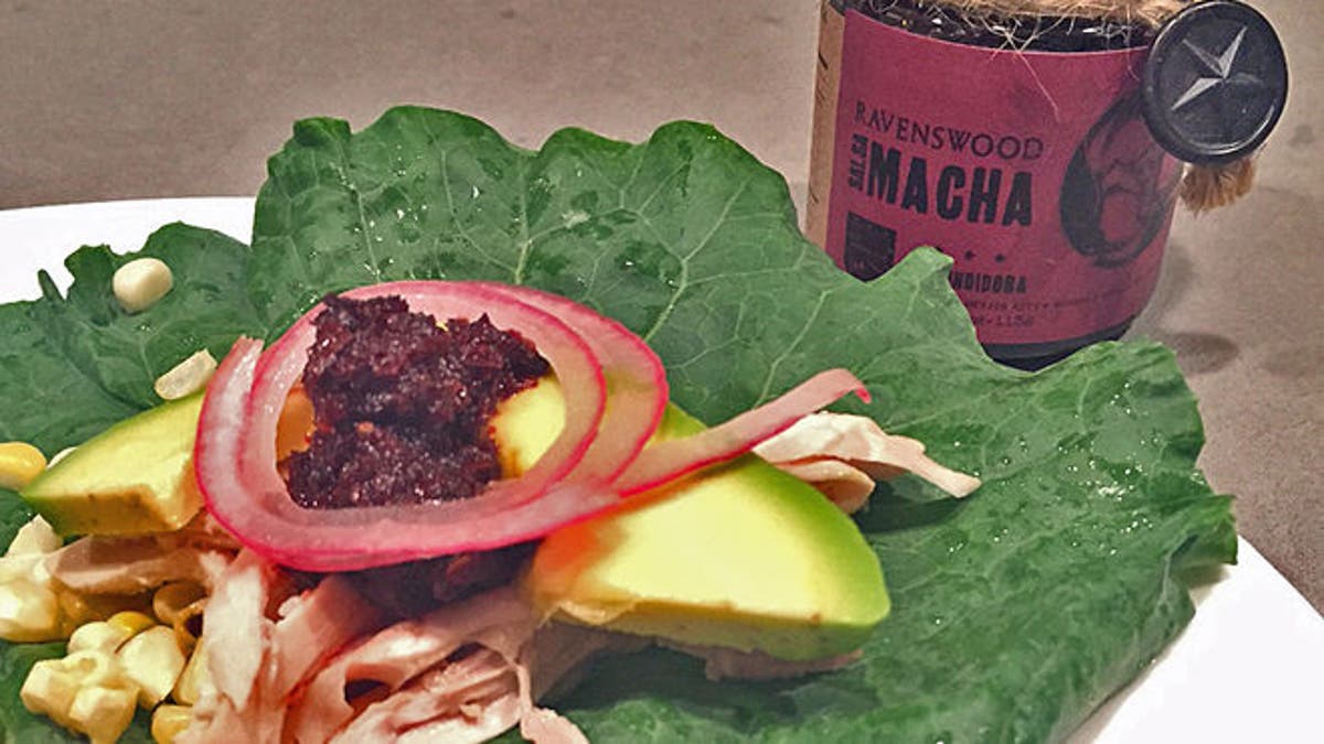 Collard Green Chicken Tacos with Ravenswood Salsa Macha by La Fundidora -4.jpg