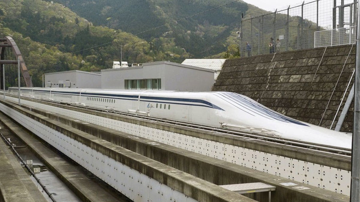 The fastest passenger train in the world runs on the Maglev Test Line in Tsuru, west of Tokyo. Maglev trains could soon connect Washington to Baltimore and eventually New York.