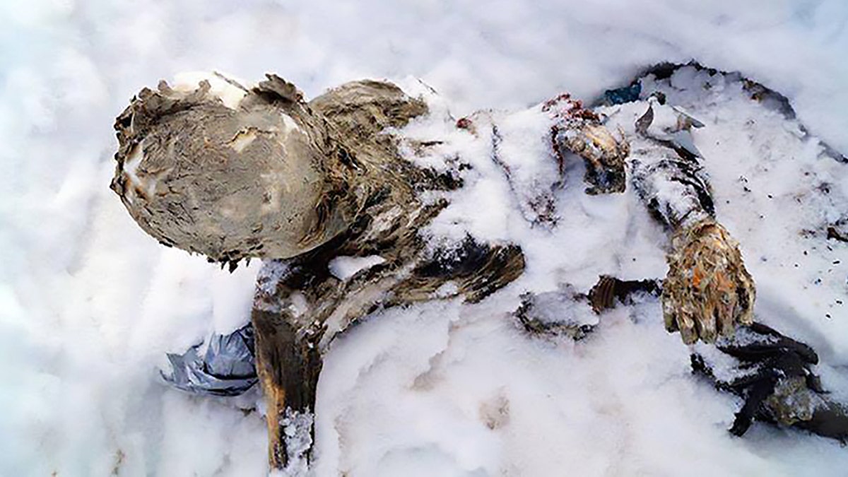 Pic Shows: The mummified bodies of the climbers were found in 2015; The mummified bodies of three climbers who went missing 59 years ago on Mexico’s highest volcano have been recovered by an army unit. (Credit: CEN)