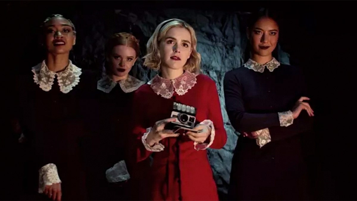 Cute Teen Striptease - Chilling Adventures of Sabrina' underage orgy scene on Netflix marks  'troubling trend,' critics say | Fox News