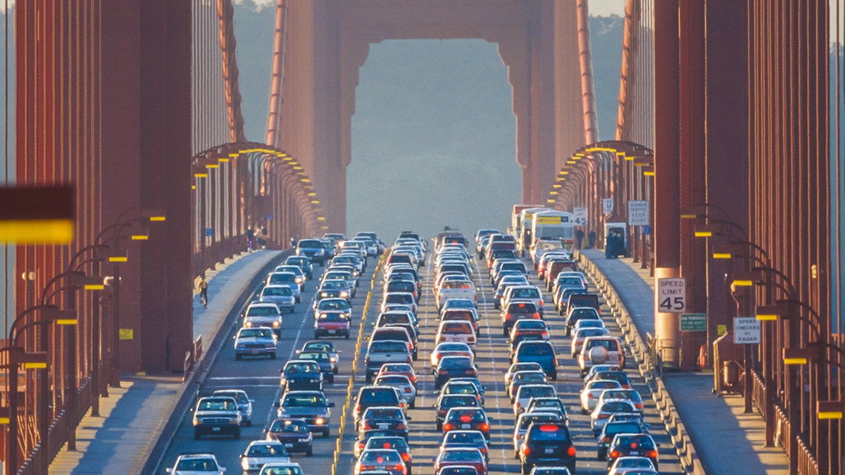 Golden Gate Bridge traffic