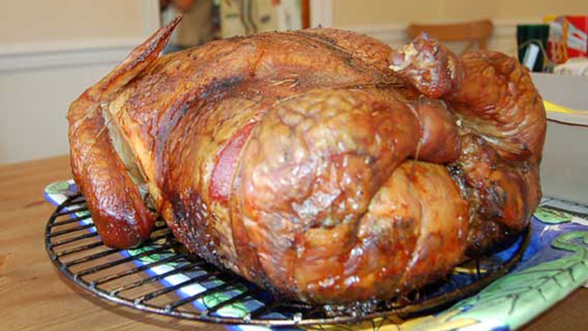 The turducken is a deboned chicken stuffed inside a deboned duck stuffed inside a deboned turkey.