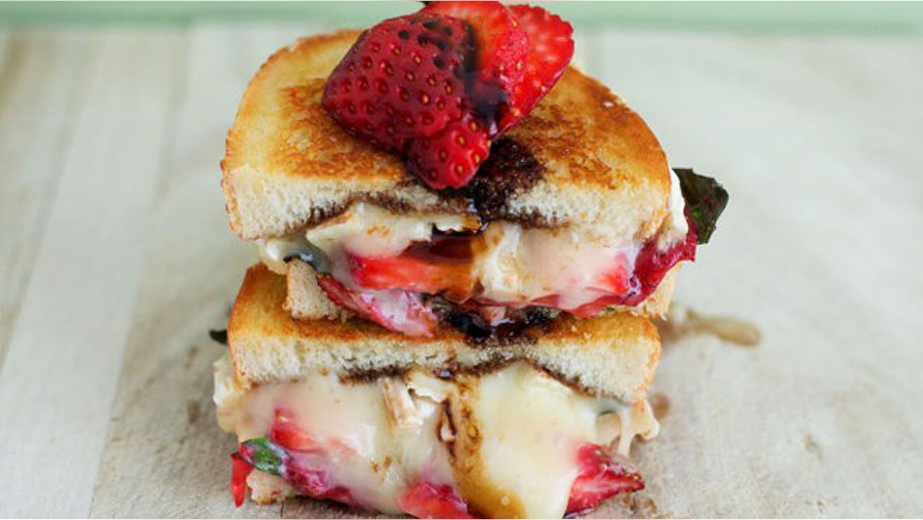 Strawberry, Balsamic, Basil & Brie Grilled Cheese Fox News