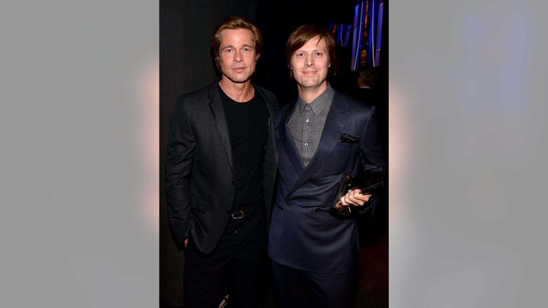 Brad Pitt steps out to support director Felix Van Groeningen, who received the Hollywood Breakthrough Director award for "Beautiful Boy," at the the 22nd Annual Hollywood Film Awards at The Beverly Hilton Hotel on November 4, 2018 in Beverly Hills, Calif. 