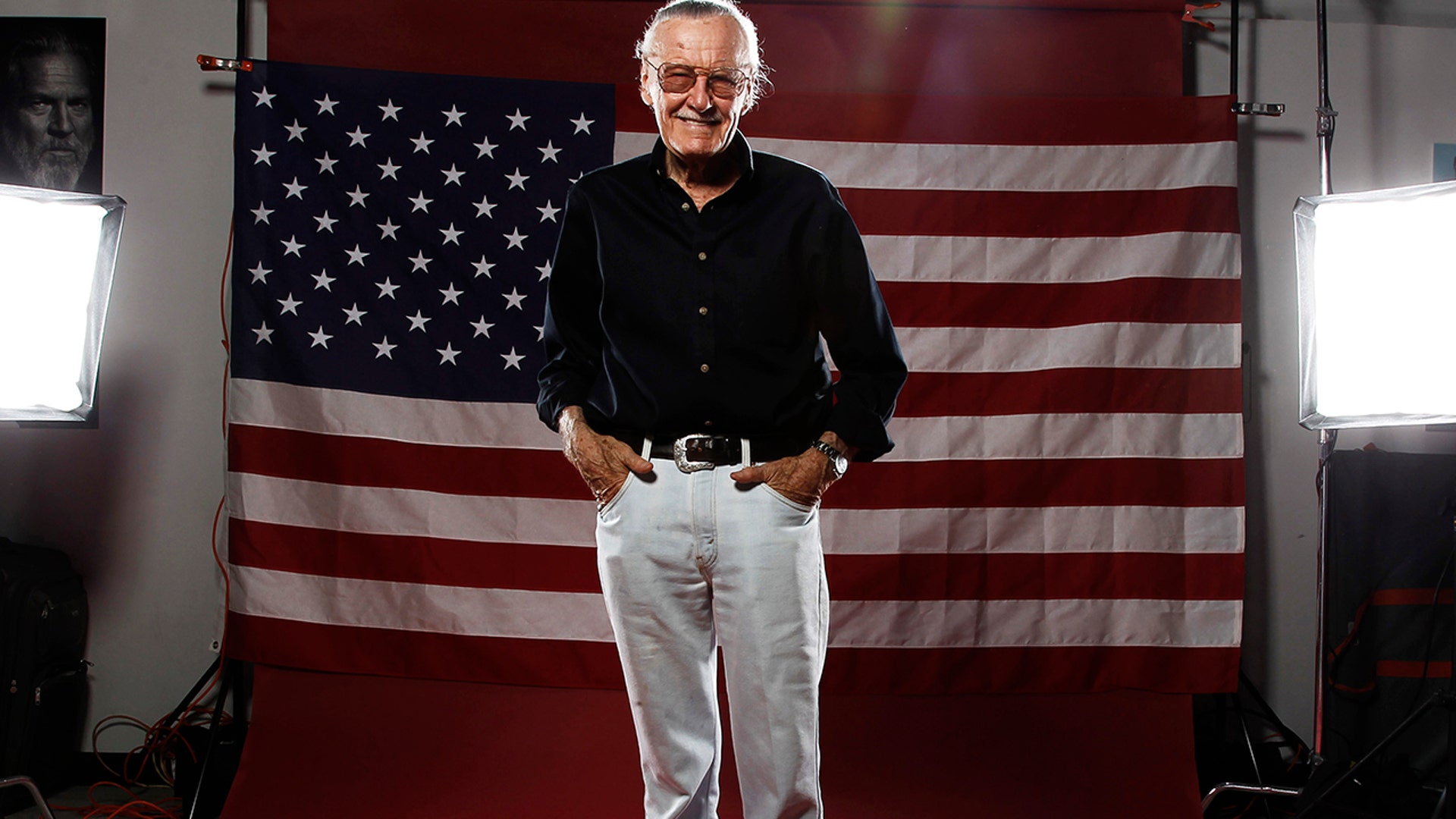 FILE - In this July 21, 2011 photo, Stan Lee poses for a portrait at the LMT Music Lodge during Comic Con in San Diego. "The beauty of Stan Lee's characters is that they were characters first and superheroes next," Jeff Kline, executive producer of the "Men in Black" animated television series, told The Blade of Toledo, Ohio, in 1998.
