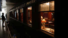 Hitler in war, Merkel in peace: A train car for history