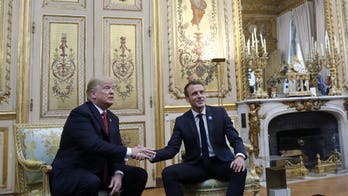 Trump, Macron defuse tense comments on European defense, appear united on 'strong Europe'