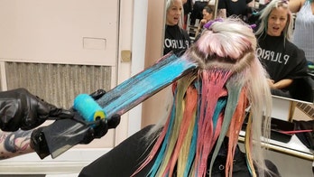 Stylist's 'paint roller hair' trends on Instagram