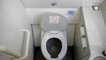 Airline passengers share frustrations with shrinking bathrooms in funny social media pics