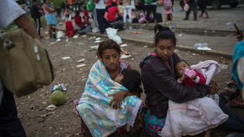 The Latest: Patience wears thin as caravan heads north