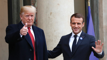 The Latest: Trump meets Macron; discusses European security