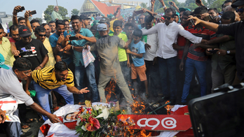 After brawl, pandemonium halts Sri Lanka's Parliament