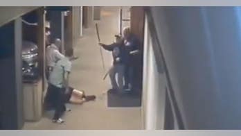 WATCH: Woman brutally beaten outside California bar; one suspect still at large, police say