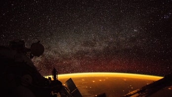 Creepy orange 'airglow' surrounds the Earth