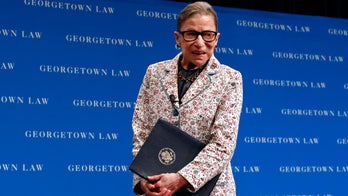 Ginsburg 'up and working' after fall, says nephew
