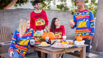 Taco Bell offering holiday sweaters, Thanksgiving recipe
