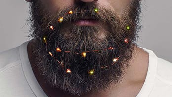 Even beards can get festive for the holidays with these facial hair lights