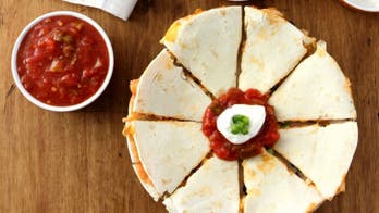 Buffalo Chicken and Black Bean Quesadillas