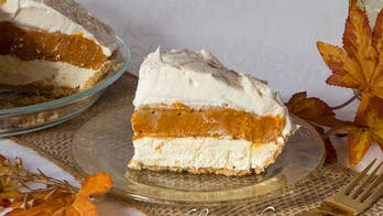 No Bake Triple Layer Pumpkin Pie