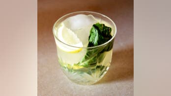 Lemon Basil Vodka Gimlet