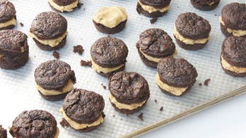 Peanut Butter Cup Cookie Dough Brownie Bites