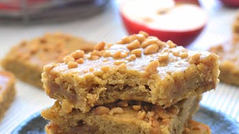 Apple Toffee Blondies