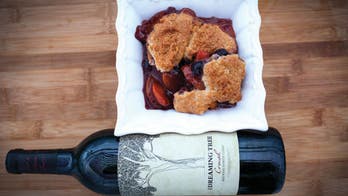 Peach Blueberry Cobbler With The Dreaming Tree’s Crush