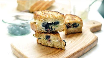 Blueberry & Brie Grilled Cheese