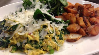 Broccoli Rabe and Sausage Scramble