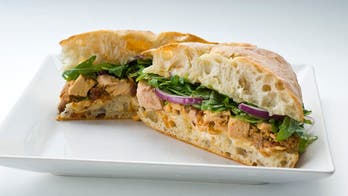 Italian Tuna Melt with Provolone and Arugula