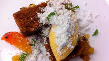 Carrot Cake with Carrot Ice Cream