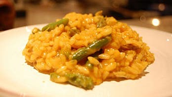 Asparagus Champagne Risotto