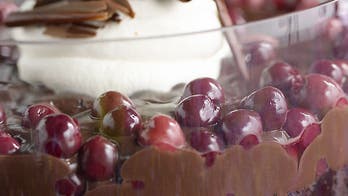 Rainier Cherry & Raspberry White Chocolate Trifle Cake
