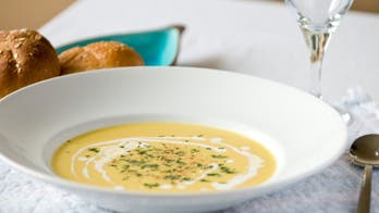 Chilled Corn Soup with Lobster and Wakaya Perfection Organic Ginger