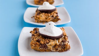 Coconut Chocolate Peeps Seven-Layer Cookies