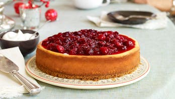 Cranberry-Cinnamon Cheesecake