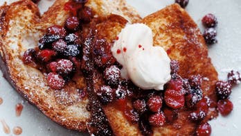 Cranberry French Toast with Mascarpone