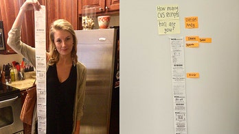 Woman gets 6-foot CVS receipt after buying three items
