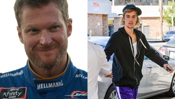 Dale Earnhardt Jr. thinks Justin Bieber looks like a 'badass' in his dad's shirt