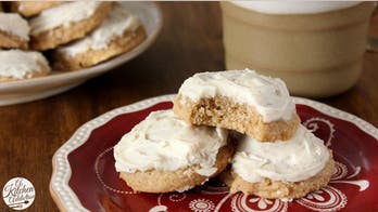 Eggnog Chai Cookies with Eggnog Buttercream Frosting