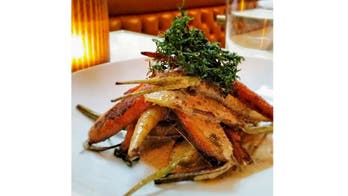 Roasted Carrots with Harissa Sauce