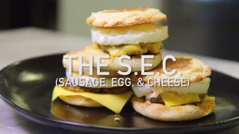 The ultimate sausage breakfast sandwich