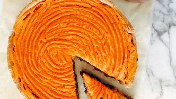 Foragers Pie: Wild Mushrooms, Herb Gravy, and Sweet Potato Mash in a Flaky Spelt Crust