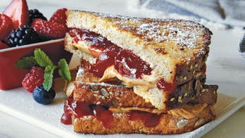 French Toast Peanut Butter and Jelly Sandwiches